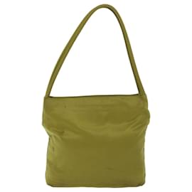 Prada-PRADA Shoulder Bag Nylon Khaki Auth 69199-Khaki