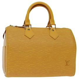 Louis Vuitton-Louis Vuitton Epi Speedy 25 Bolsa de mão Tassili Yellow M43019 Autenticação de LV 68533-Outro