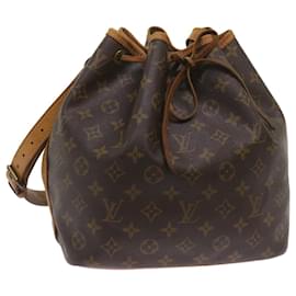 Louis Vuitton-LOUIS VUITTON Monogram Petit Noe Shoulder Bag M42226 LV Auth 68688-Monogram