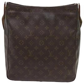 Louis Vuitton-LOUIS VUITTON Monogram Looping GM Shoulder Bag M51145 LV Auth 68554-Monogram