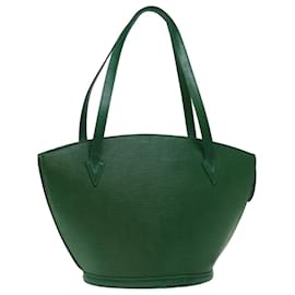 Louis Vuitton-LOUIS VUITTON Epi Saint Jacques Shopping Shoulder Bag Green M52264 Auth bs12879-Green