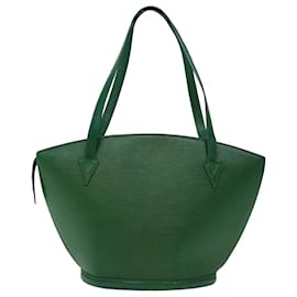 Louis Vuitton-LOUIS VUITTON Epi Saint Jacques Shopping Shoulder Bag Green M52264 Auth bs12879-Green