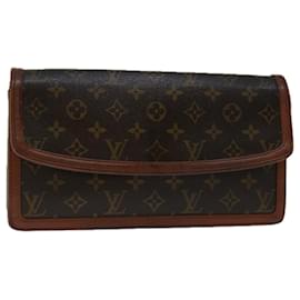 Louis Vuitton-LOUIS VUITTON Monogram Pochette Dam GM Pochette M51810 LV Aut 68658-Monogramma