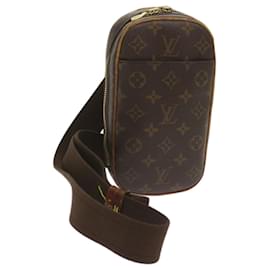 Louis Vuitton-LOUIS VUITTON Monogram Pochette Gange Shoulder Bag M51870 LV Auth ai778-Monogram