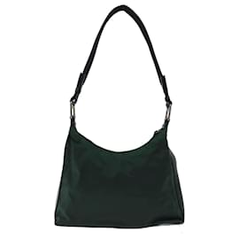 Prada-PRADA Shoulder Bag Nylon Khaki Auth bs12867-Khaki