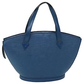 Louis Vuitton-Bolsa de ombro LOUIS VUITTON Epi Saint Jacques Azul M52275 LV Auth bs12656-Azul