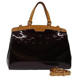 Louis Vuitton-LOUIS VUITTON Monogram Vernis Blair MM Hand Bag Rouge Favist M91690 auth 68745-Other