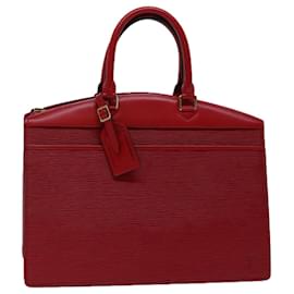 Louis Vuitton-Bolsa LOUIS VUITTON Epi Riviera Vermelho M48187 LV Auth ep3679-Vermelho