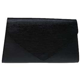 Louis Vuitton-LOUIS VUITTON Pochette Epi Art Déco Noir M52632 LV Auth ep3678-Noir