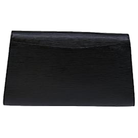 Louis Vuitton-LOUIS VUITTON Epi Art Deco Clutch Bag Black M52632 LV Auth ep3678-Black