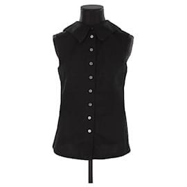Hermès-cotton top-Black