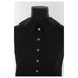 Hermès-Top en coton-Noir