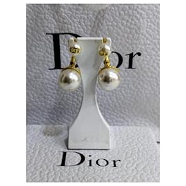 Christian Dior-Boucles d'oreilles-Doré