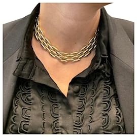 Cartier-Cartier "Gentiane" necklace in yellow gold.-Other