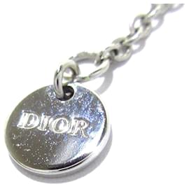 Dior-Silberne Dior Crystal Clair D Lune Halskette -Silber