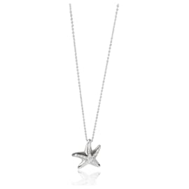 Tiffany & Co-TIFFANY & CO. Elsa Peretti Starfish Pendant in  Platinum 0.1 ctw-Other