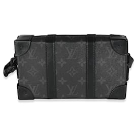 Louis Vuitton-Cartera tipo baúl suave de lona con monograma Eclipse de Louis Vuitton-Negro