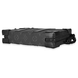 Louis Vuitton-Louis Vuitton Monogram Eclipse Canvas Soft Trunk Wallet-Black