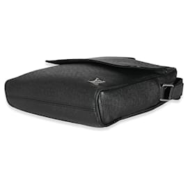Louis Vuitton-Louis Vuitton Black Taiga Alex Messenger PM-Black