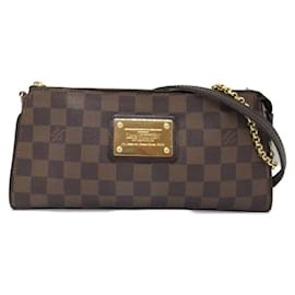 Louis Vuitton-Louis Vuitton Damier Ebene Eva  Canvas Crossbody Bag N55213 in Very Good Condition-Other