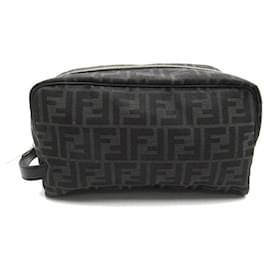 Fendi-Fendi FF Trousse de toilette Pochette en toile 7N0141 In excellent condition-Autre