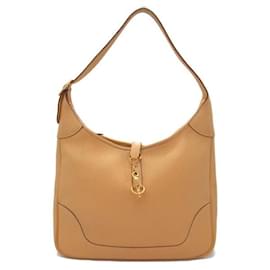 Hermès-Trim Leather Handbag-Other