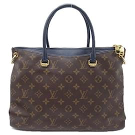 Louis Vuitton-Louis Vuitton Monogram Pallas MM  Canvas Crossbody Bag M44042 in Great Condition-Other