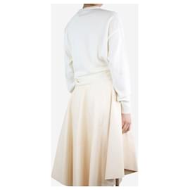 Loewe-Jersey con bolsillo anagrama de lana color crema - talla S-Crudo
