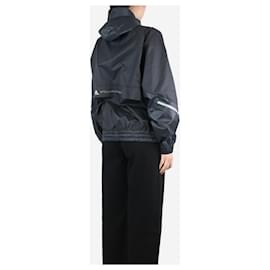 Autre Marque-Black hooded windbreaker jacket - size S-Black