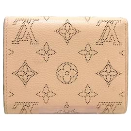 Louis Vuitton-Louis Vuitton Pink Monogram Mahina Iris Compact Wallet-Pink