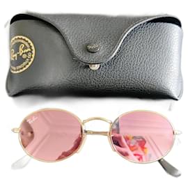 Ray-Ban-Lunettes soleil Ray-Ban-Rose,Doré