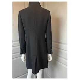Chanel-9K$ New Supermarket Collection Tweed Coat-Black