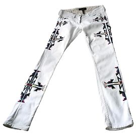 ISABEL MARANT Jean NAVARO blanco BUEN ESTADO T36 Blanco
