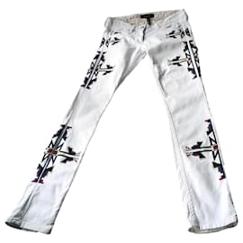 Isabel Marant-ISABEL MARANT Jeans NAVARO bianchi BUONE CONDIZIONI T36-Bianco