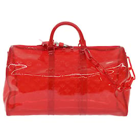 Louis Vuitton-Louis Vuitton Keepall Bandouliere 50-Rouge