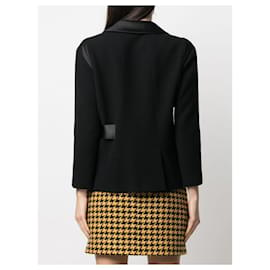 Chanel-Nueva chaqueta de tweed negra de la pasarela París / Londres.-Negro