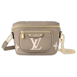 Louis Vuitton-LV Mini Bumbag de cuero nuevo-Beige