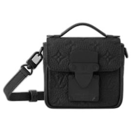 Louis Vuitton LV Pico S-Lock Handtasche Schwarz