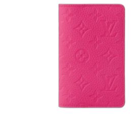 Louis Vuitton Emily Notebook PM Pink Taurillon Leather Pink
