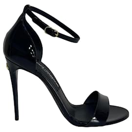 Dolce & Gabbana-Sandale mit hohen Absätzen-Schwarz
