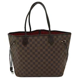 Louis Vuitton-LOUIS VUITTON Damier Ebene Neverfull MM Tote Bag N51105 LV Auth 65324-Andere