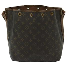 Louis Vuitton-LOUIS VUITTON Monogram Petit Noe Shoulder Bag M42226 LV Auth 67940-Monogram