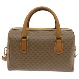 Gucci-GUCCI Mini-Boston-Tasche aus PVC mit Mikro-GG Supreme 2Weg Beige 002 115 0165 Auth ki4270-Beige