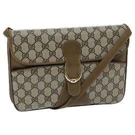 GUCCI Borsa a spalla GG Supreme PVC Beige Auth ep3681 Beige
