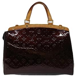 Louis Vuitton-LOUIS VUITTON Vernis Blair GM Hand Bag 2way Rouge Favist M91689 LV Auth 68747-Other