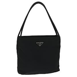 Prada-PRADA Shoulder Bag Nylon Black Auth am5928-Black