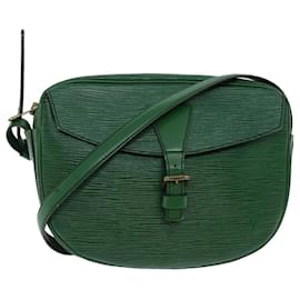 Louis Vuitton-LOUIS VUITTON Epi Jeune Fille MM Shoulder Bag Green M52154 LV Auth 68722-Green