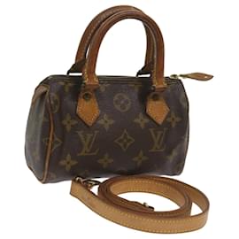 Louis Vuitton-LOUIS VUITTON Mini sac à main Speedy Monogram M41534 Auth LV 68835-Monogramme