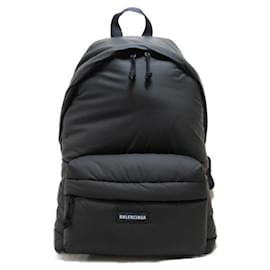 Balenciaga-Explorer Nylon Backpack-Black