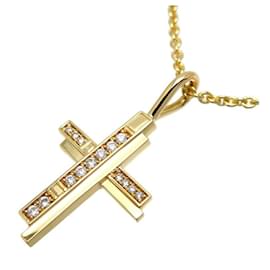 Autre Marque-18K  Diamond Traffic Necklace-Golden